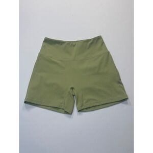 Alphalete Athletics Sage Green High Waisted Athletic Shorts Women Small